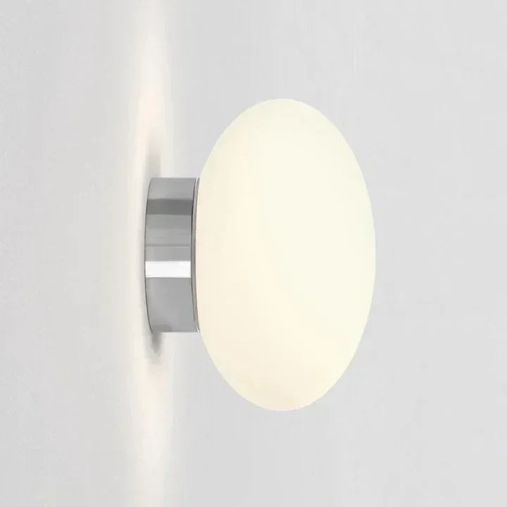 Glass Globe Wall Sconce – Modern for Bathroom, Bedroom & Bedside, Living Room | Elara Line by Evenlyr