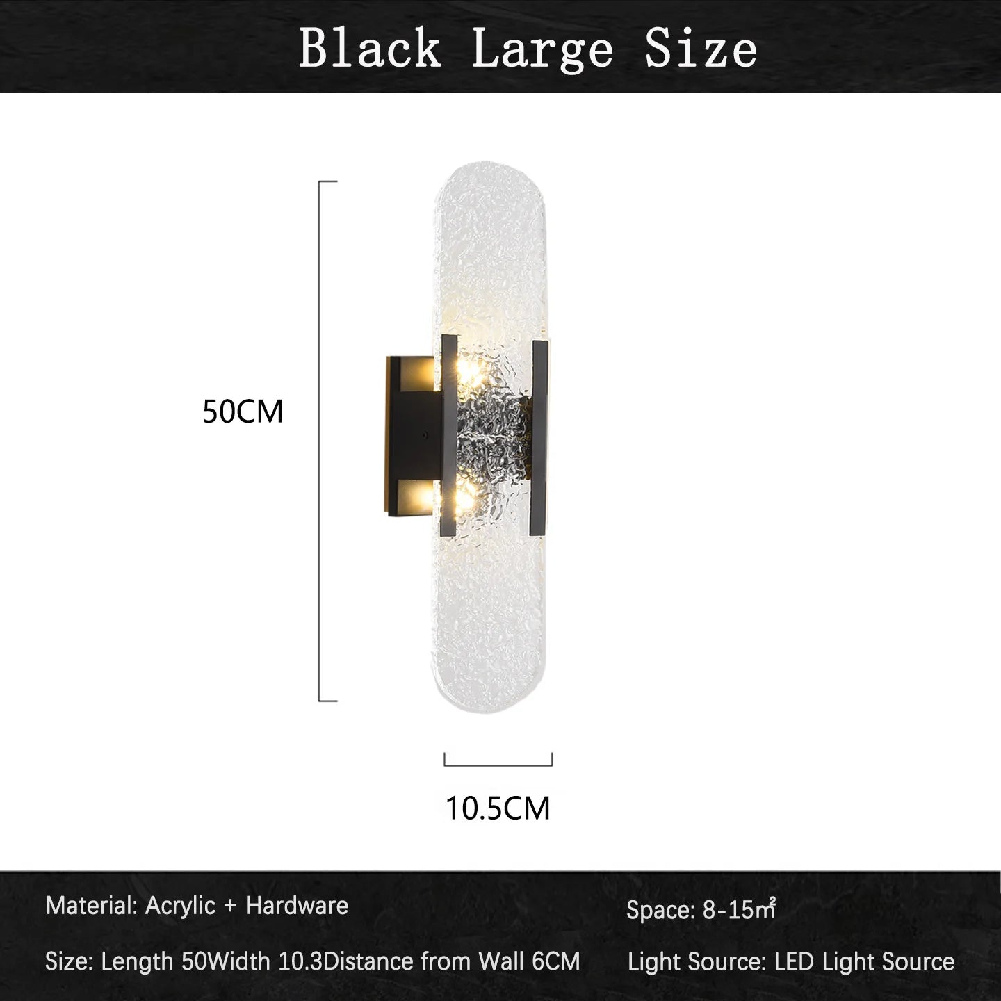 Kaia Ribbon Marble Wall Sconce – Nordic – product detail 9