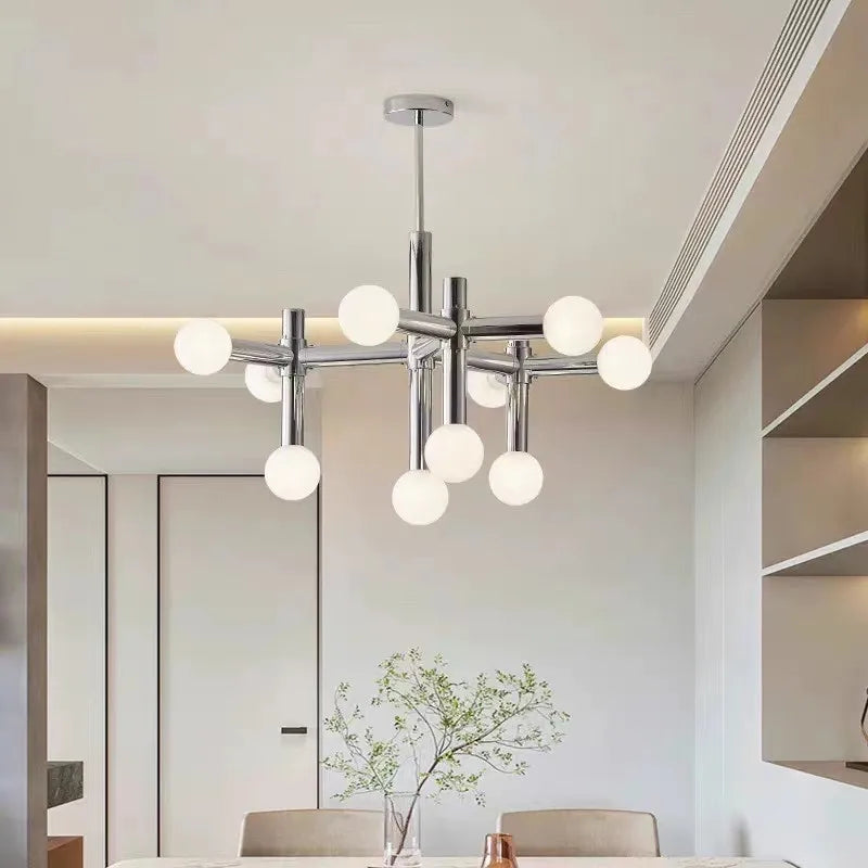 Ivara Arc Globe Glass Pendant Light – product view 3