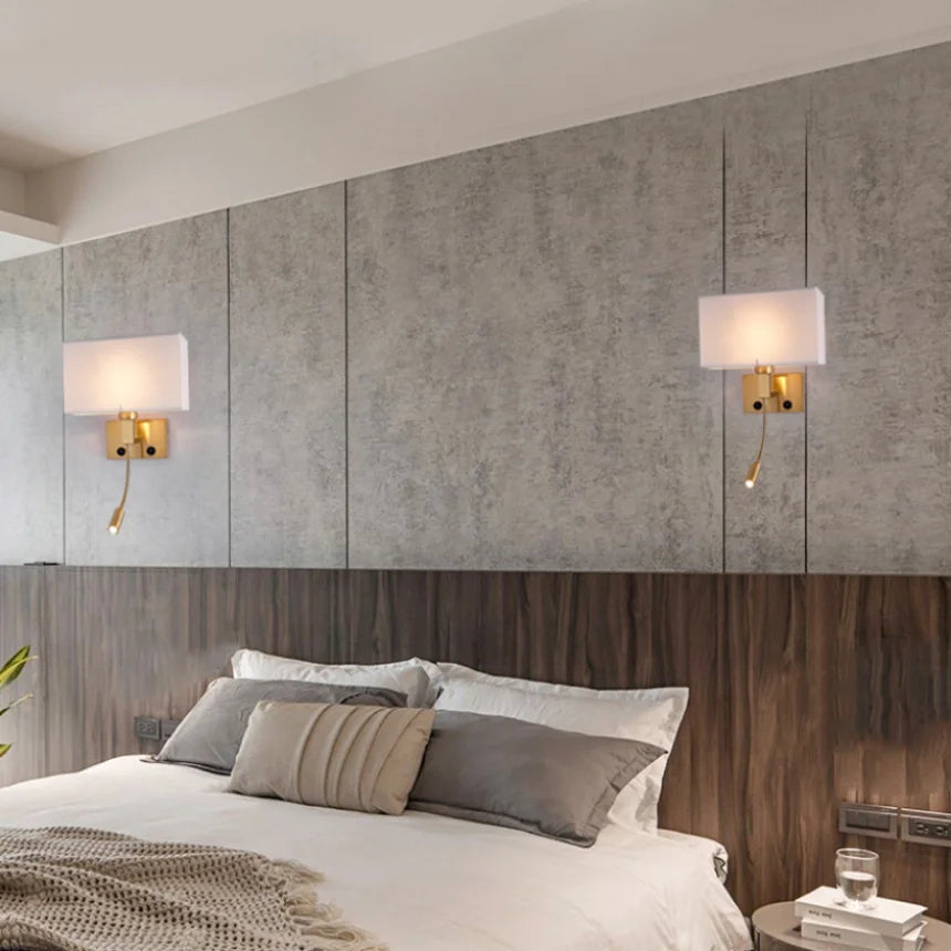 Wren Veil Fabric Wall Sconce – product view 5