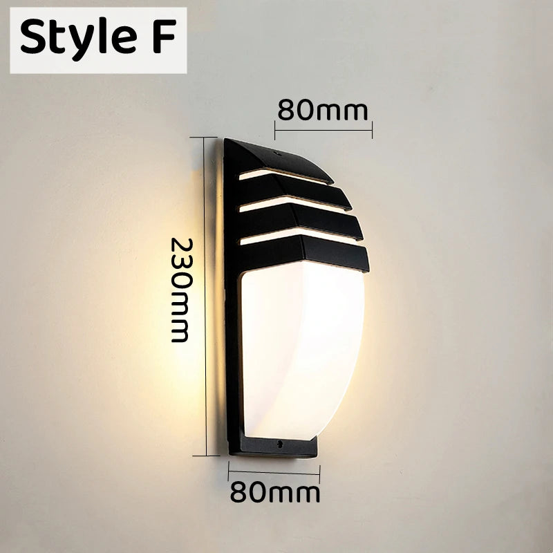 Merano E27 Outdoor Wall Light for Courtyard – IP65