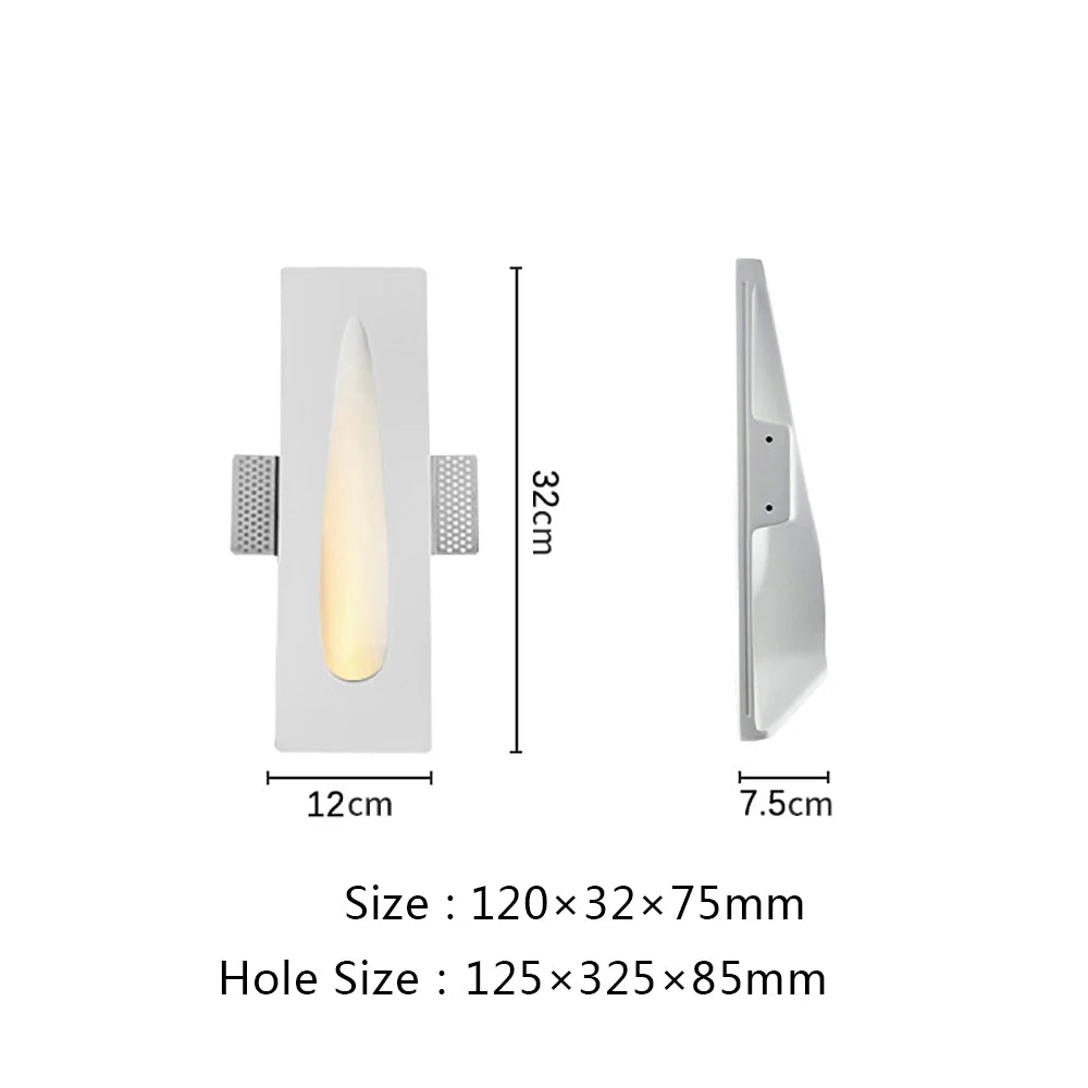 Doria Recessed Modern Wall Sconce for Modern Interior – Minimalist