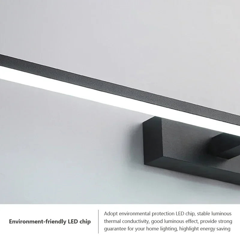 Ginevra Aluminum LED Bathroom Mirror Light for Vanity Area