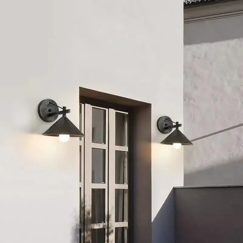 Liora Vintage Outdoor Wall Light for Exterior Wall – Industrial – detail view 3