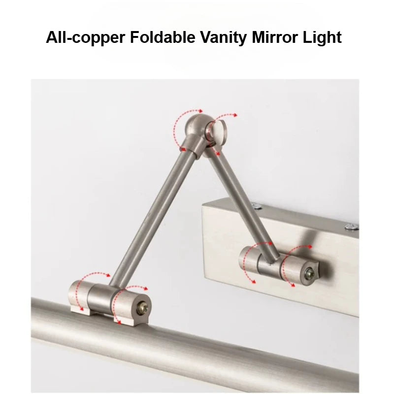 Modern Brass Adjustable Picture Light – detail view 5