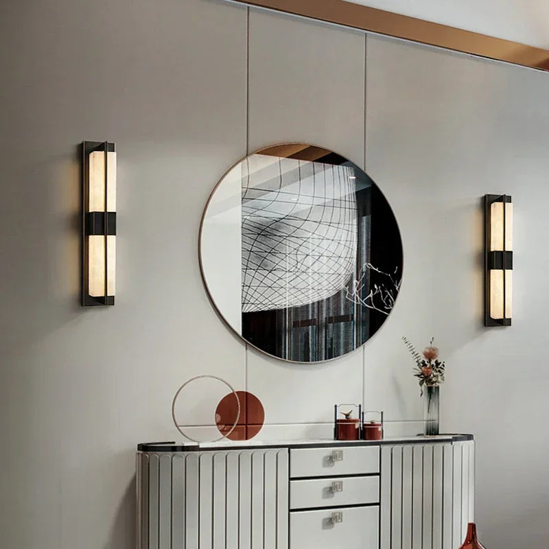 Fiore Veil Marble Wall Sconce – product view 5