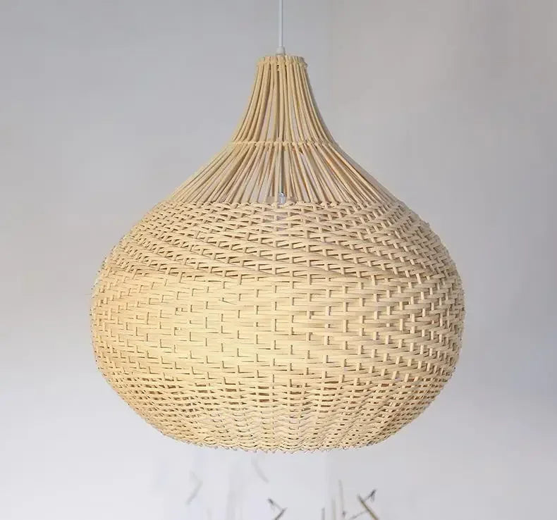 Ginevra Wabi-Sabi Rattan Chandelier for Bedroom – Vintage