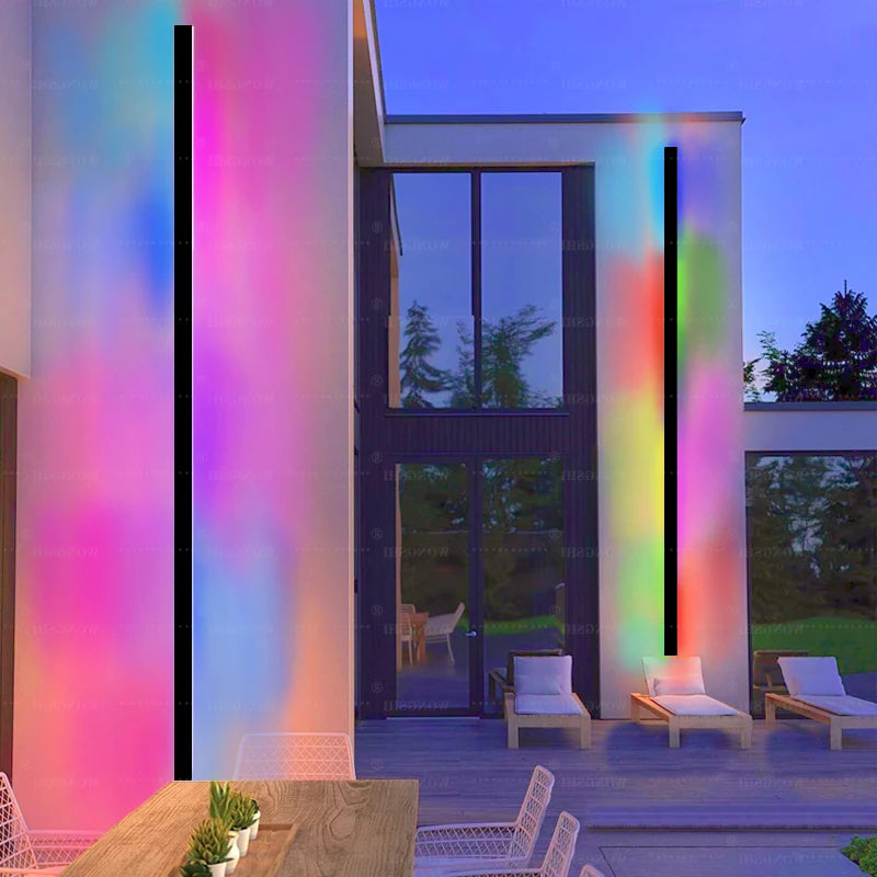 Ilaria RGB Outdoor Wall Light for Garden Wall – IP65 – detail view 6