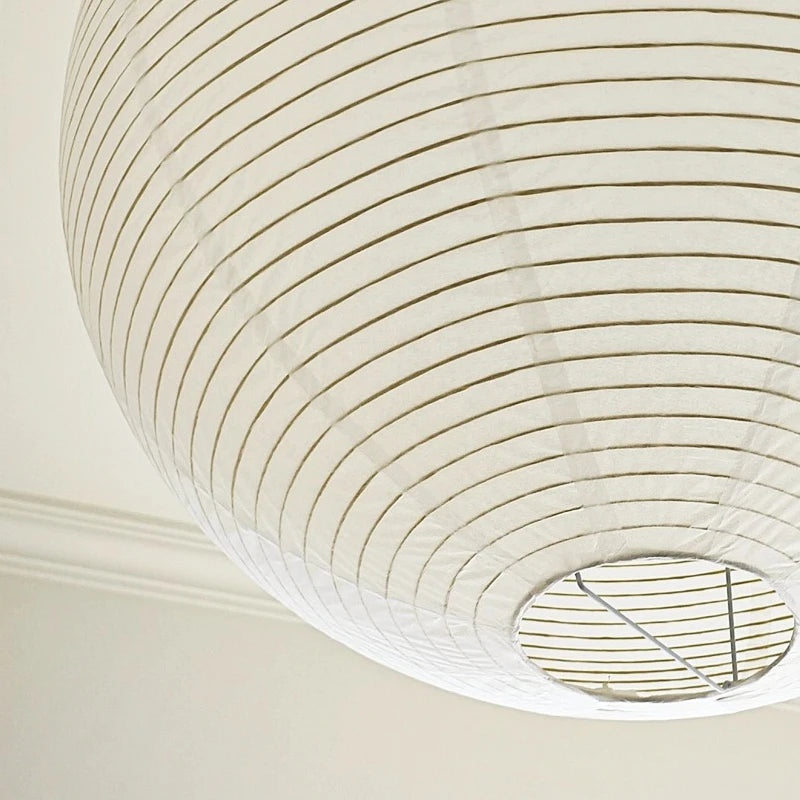 Rice Paper Chandelier – Wabi-Sabi Japanese for Living Room, Bedroom, Dining Room | Zaria Cascade by Evenlyr