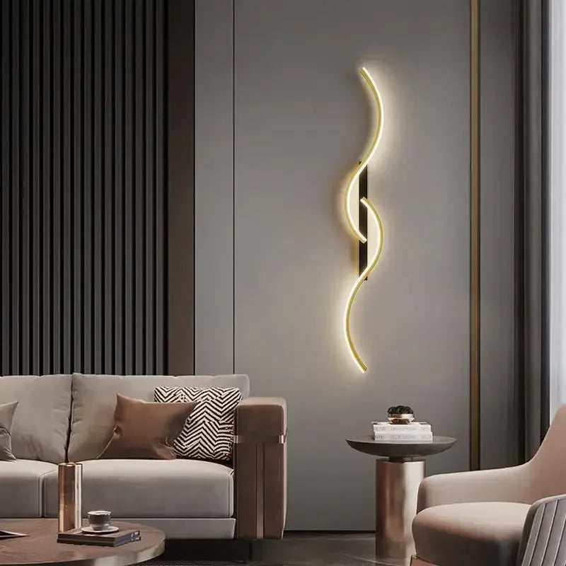 Cora Sculpt Aluminum Wall Sconce – Dimmable – product detail 4