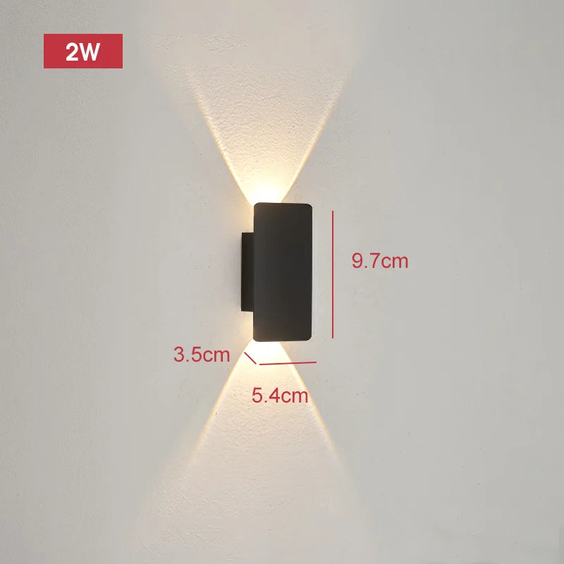 Caspian 18W Strip Outdoor Wall Light for Exterior Wall – Aluminum – detail view 8
