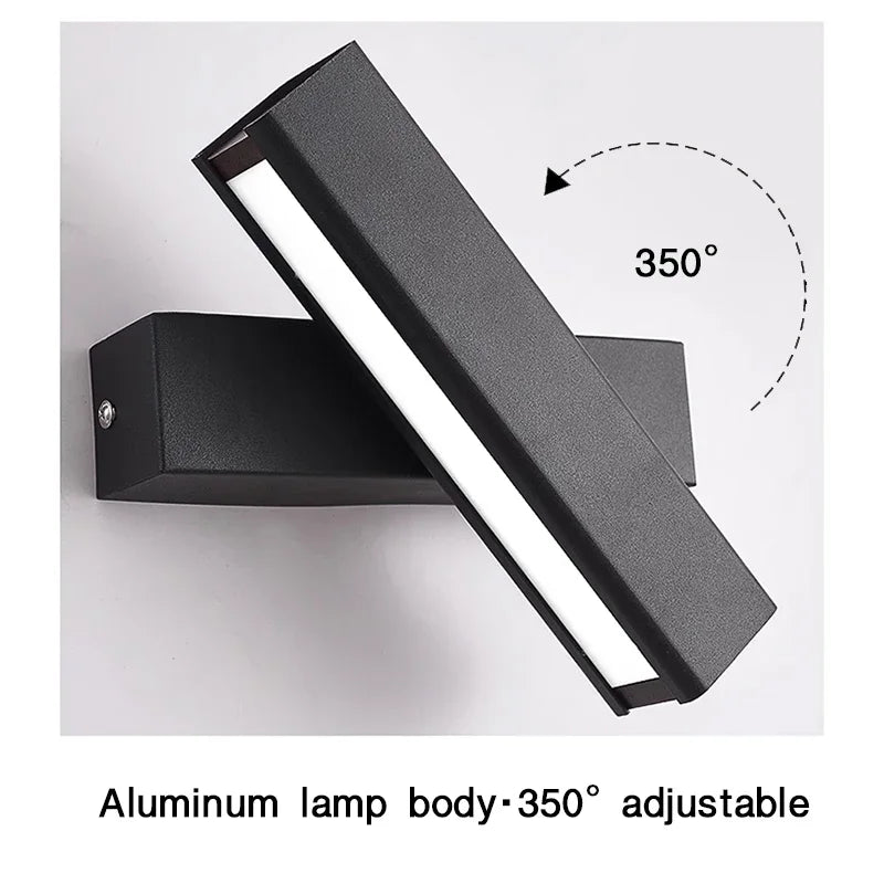 Metal Wall Sconce – Modern LED for Bedroom & Bedside, Living Room | Aurelle Contour by Evenlyr