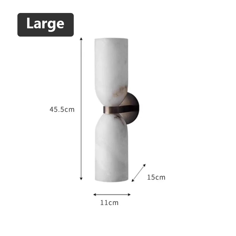 Dorian Contour Sculptural Marble Wall Sconce – product view 7