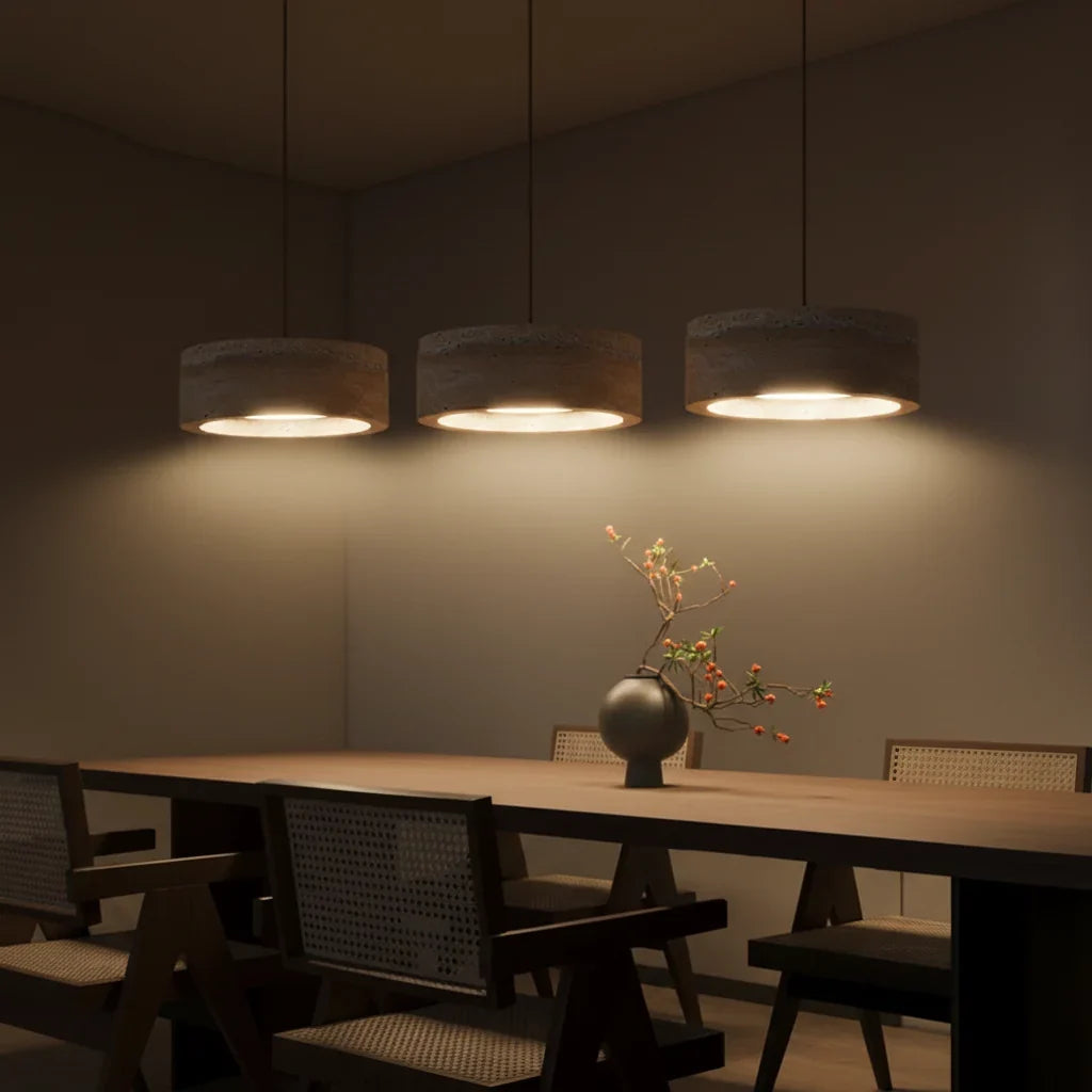Ysola Veil Travertine Pendant Light original product reference