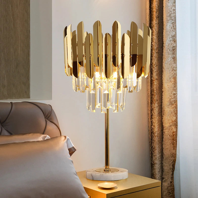 Lune Crown Glass Floor Lamp – Nordic – product detail 3