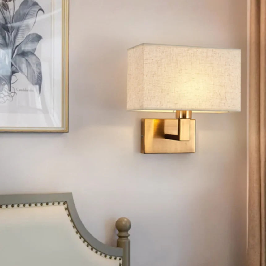 Wren Veil Fabric Wall Sconce – product view 3