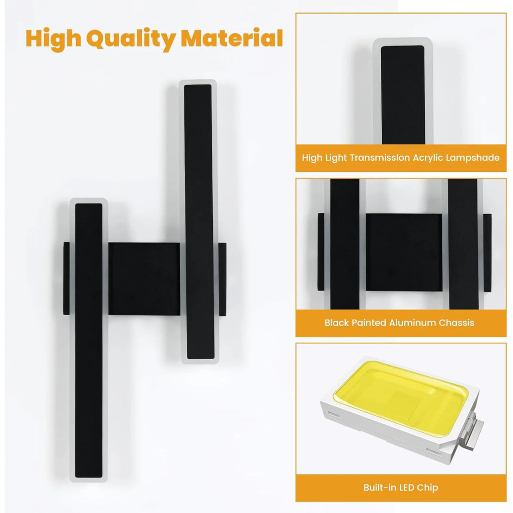 Alba Trace Aluminum Wall Sconce – Modern – product detail 5