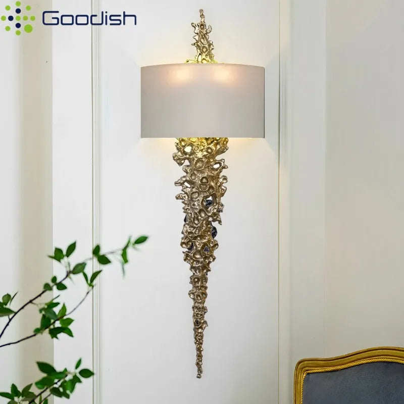 Brass Wall Sconce – detail view 3