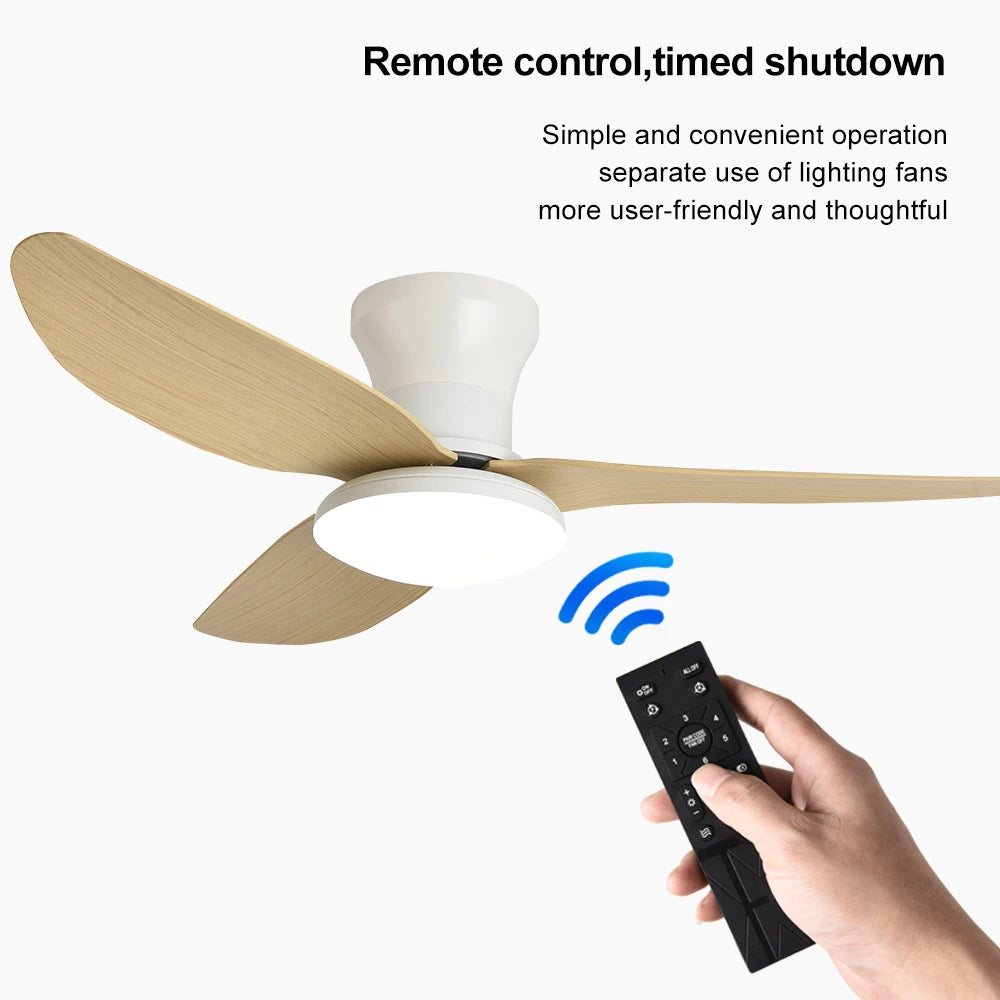 Ilaria Integrated High-Airflow Ceiling Fan Light for Bedroom