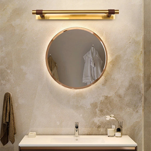 Copper Linear Wall Sconce – Modern LED Linear for Bathroom | Oriana Orbit by Evenlyr