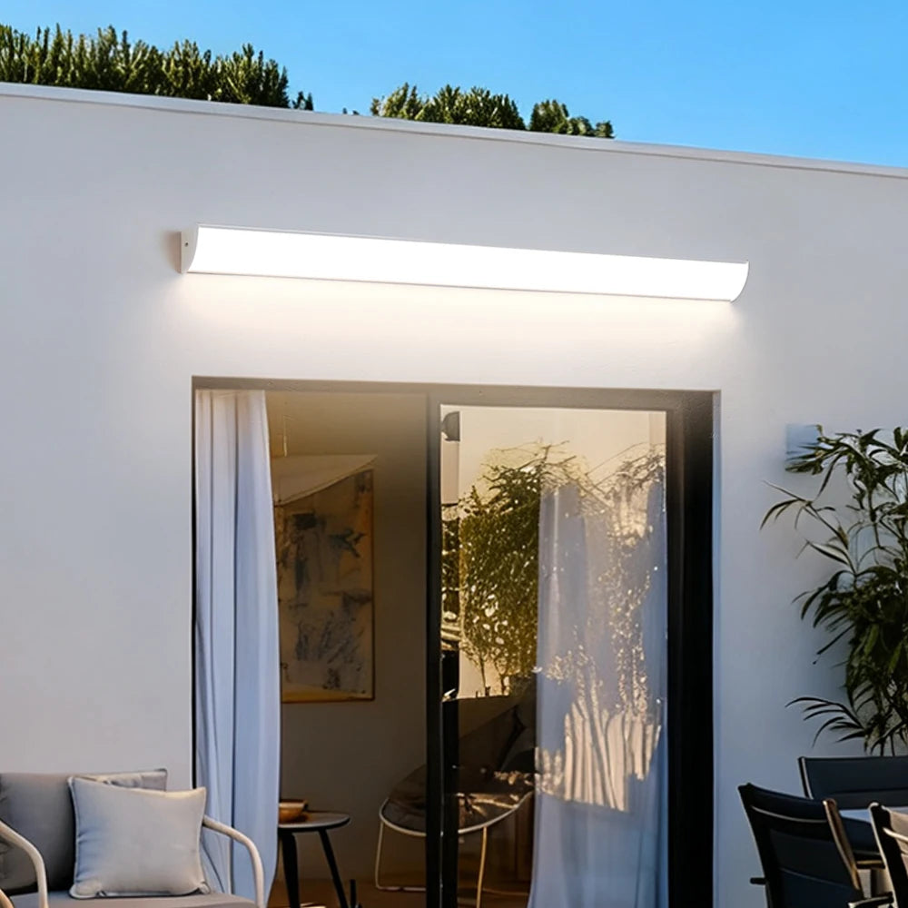 Quintara IP65 Linear Outdoor Wall Light for Porch – Remote Control