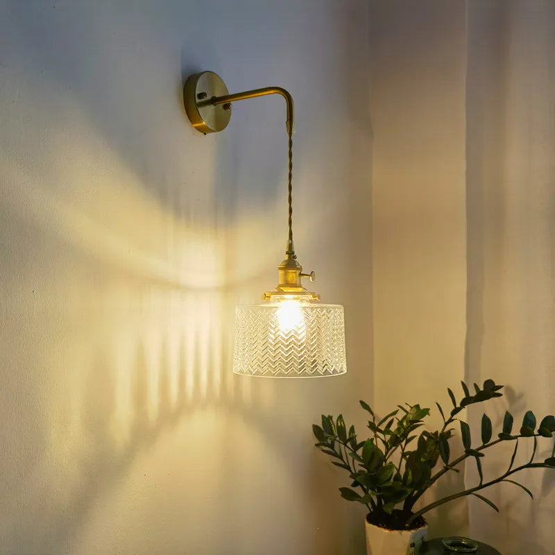 Vintage Copper Plug-In Vanity Light – detail view 5
