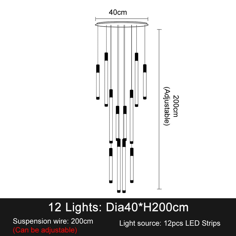 Metal Chandelier – Modern LED for Living Room, Restaurant & Café | Noemi Dome by Evenlyr