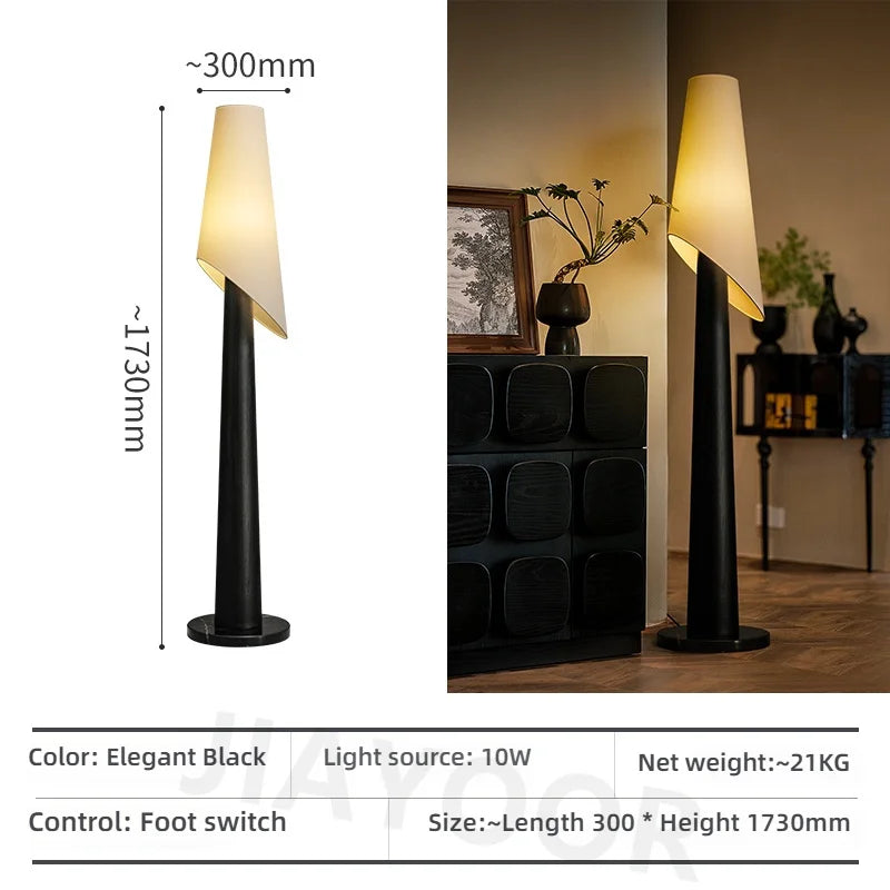 Phaedra Halo Fabric Floor Lamp – product view 9