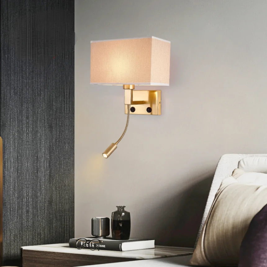 Wren Veil Fabric Wall Sconce – product view 2