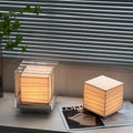 Paper & Glass Floor Lamp – Wabi-Sabi Japanese for Living Room, Bedroom, Reading Corner | Kaelis Orbit by Evenlyr