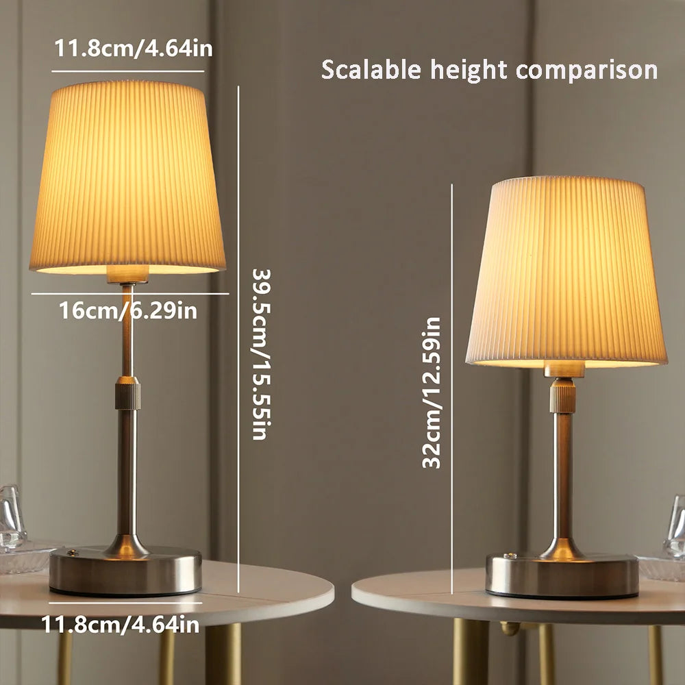 Orlena Contour Rechargeable Fabric Desk Lamp – product view 6
