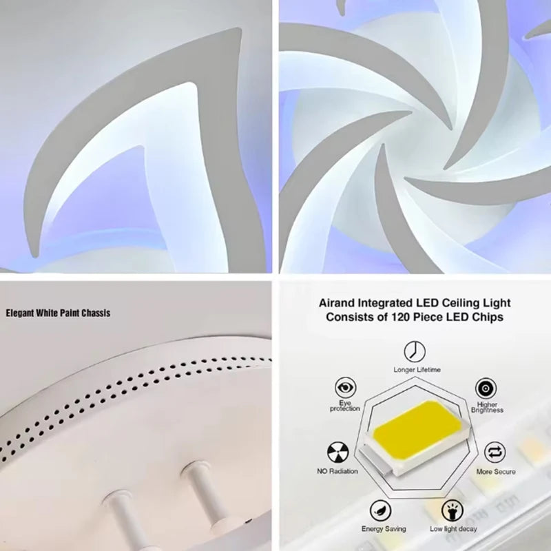 Siena Petal-Shaped LED Ceiling Chandelier for Bedroom