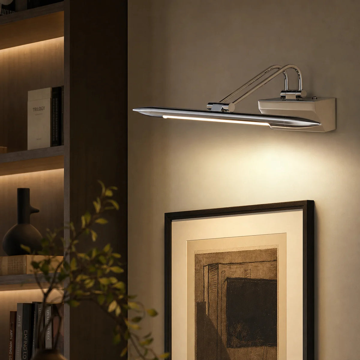 Brass Adjustable Picture Light For Bathroom – detail view 2