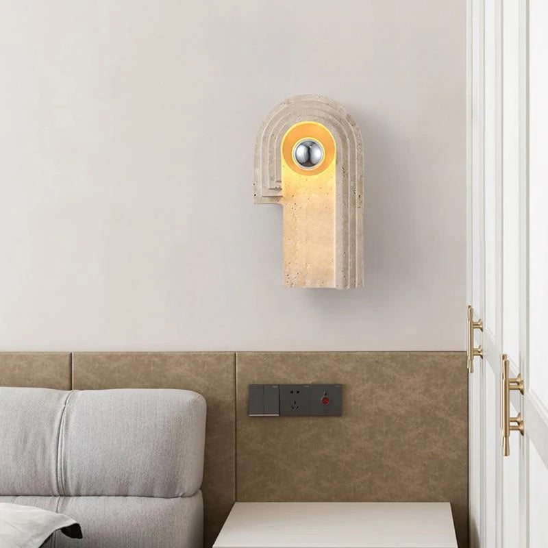 Cyrene Halo Metal Wall Sconce – product view 2