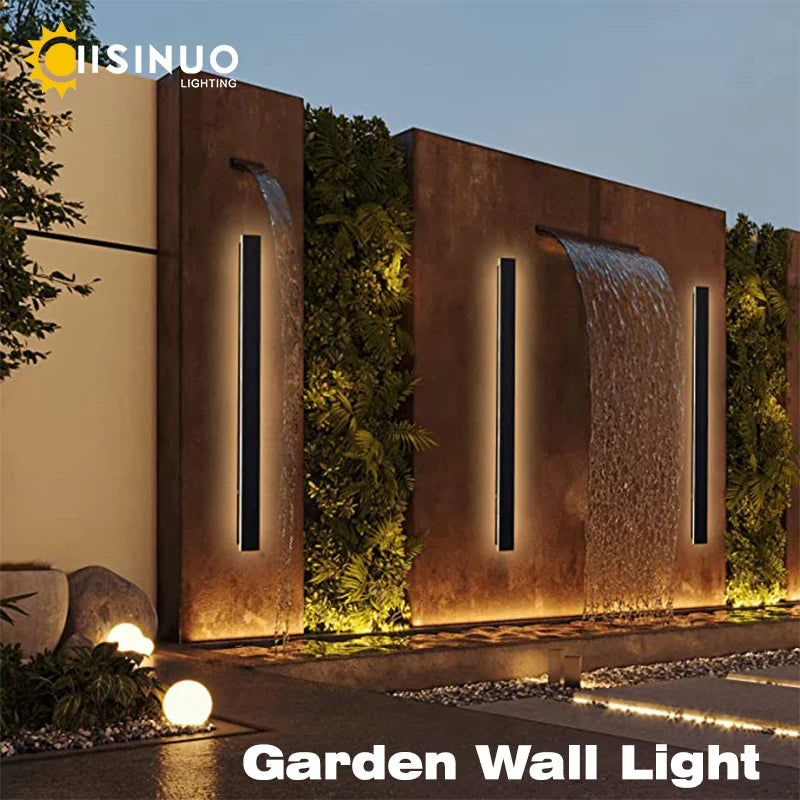Ginevra Long Outdoor Wall Light for Garage – IP65