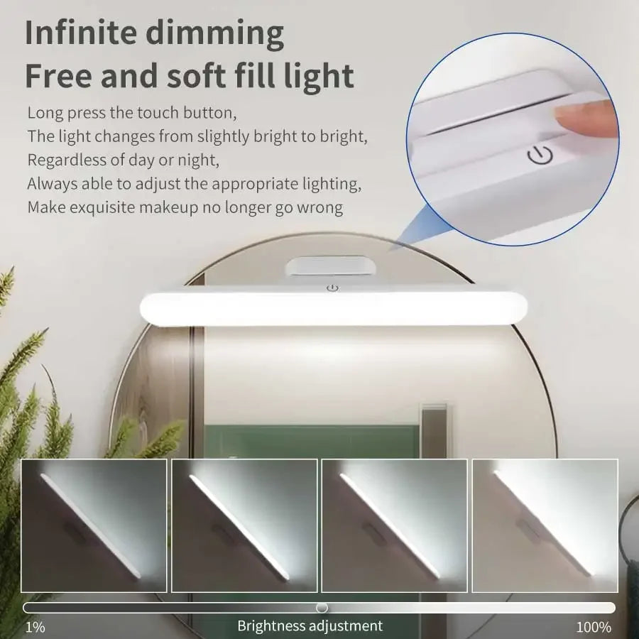 Merano Magnetic LED Makeup Light for Mirror or Closet