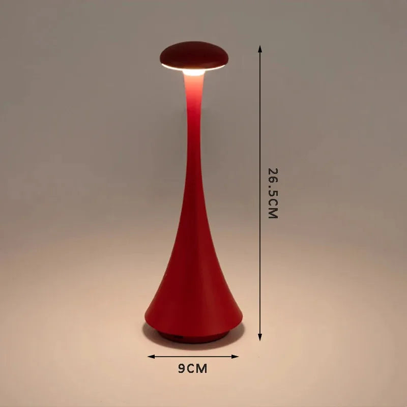Designer Table Lamp – Modern Minimalist Cordless Rechargeable for Bedside, Hotel Room, Restaurant Table | Thalia Grove by Evenlyr