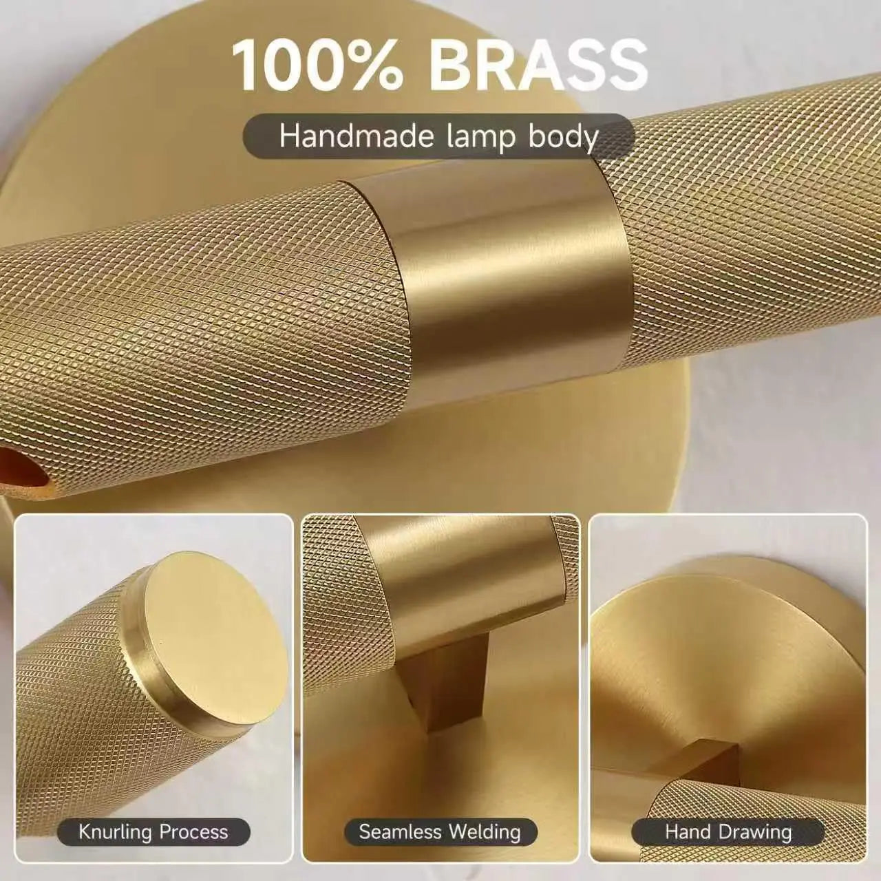 Brass Dimmable Picture Light – detail view 4
