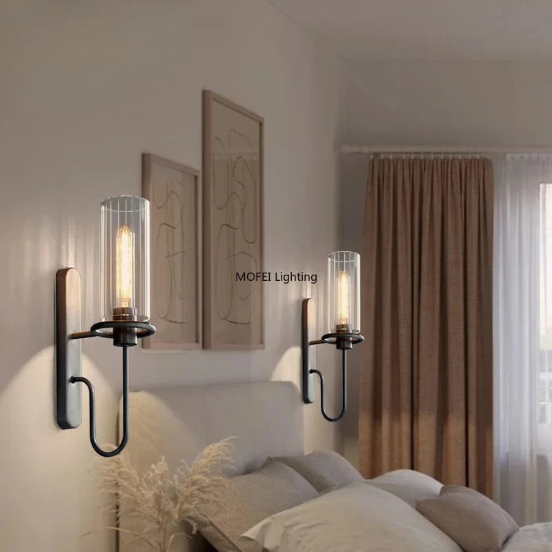Junia Halo Glass Wall Sconce – product view 6