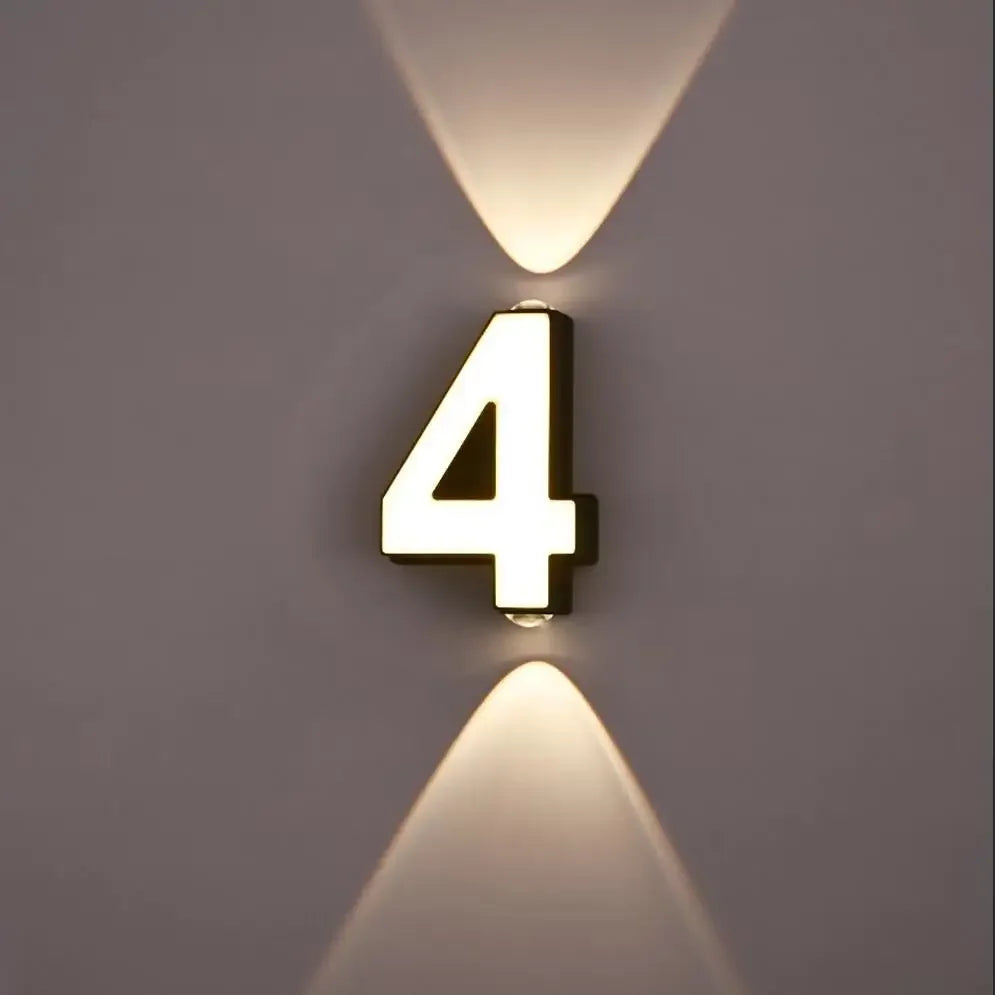 Liora 7W Illuminated House Number Light – IP65