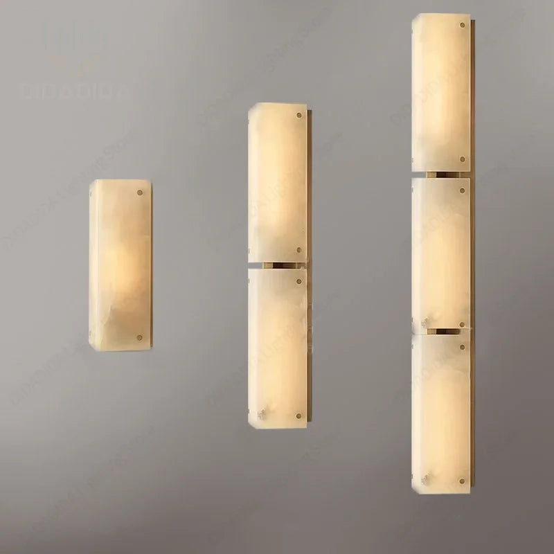 Olea Drift Marble Wall Sconce – Dimmable – product detail 5