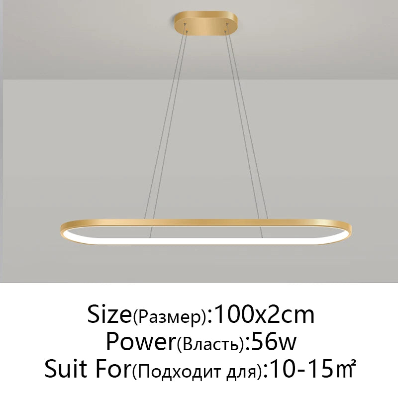 Zora Cove Aluminum Chandelier – Dimmable – product detail 7