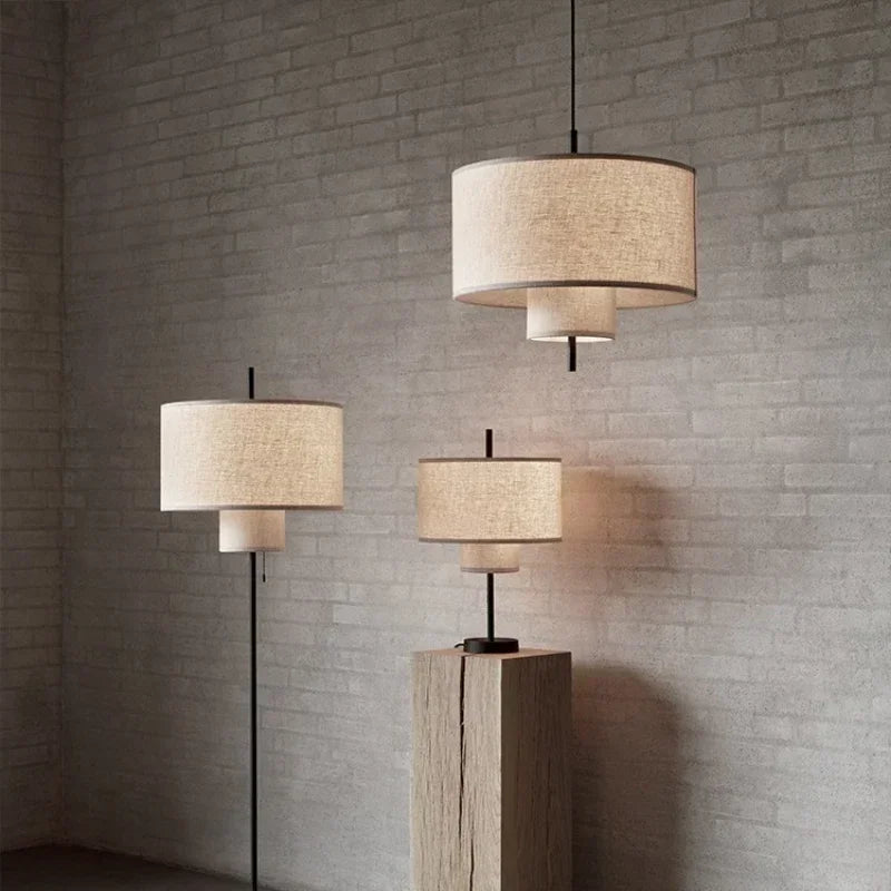 Fabric Chandelier – Wabi-Sabi Japanese for Dining Room, Living Room, Bedroom | Isolde Petal by Evenlyr