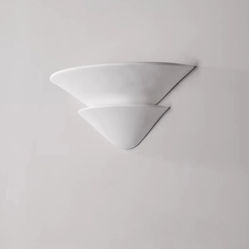 Plaster Wall Sconce – Wabi-Sabi Japanese for Bedroom, Living Room, Bathroom | Jessamine Dome by Evenlyr