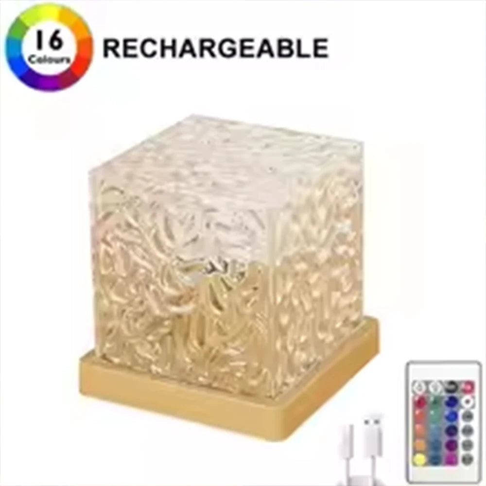 Eira Cascade Crystal Table Lamp – Rechargeable – product detail 2