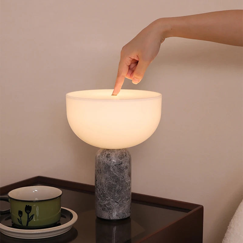 Stone-Look Decorative Indoor Light – Art Deco for Bedroom, Living Room, Entryway | Fiora Petal by Evenlyr