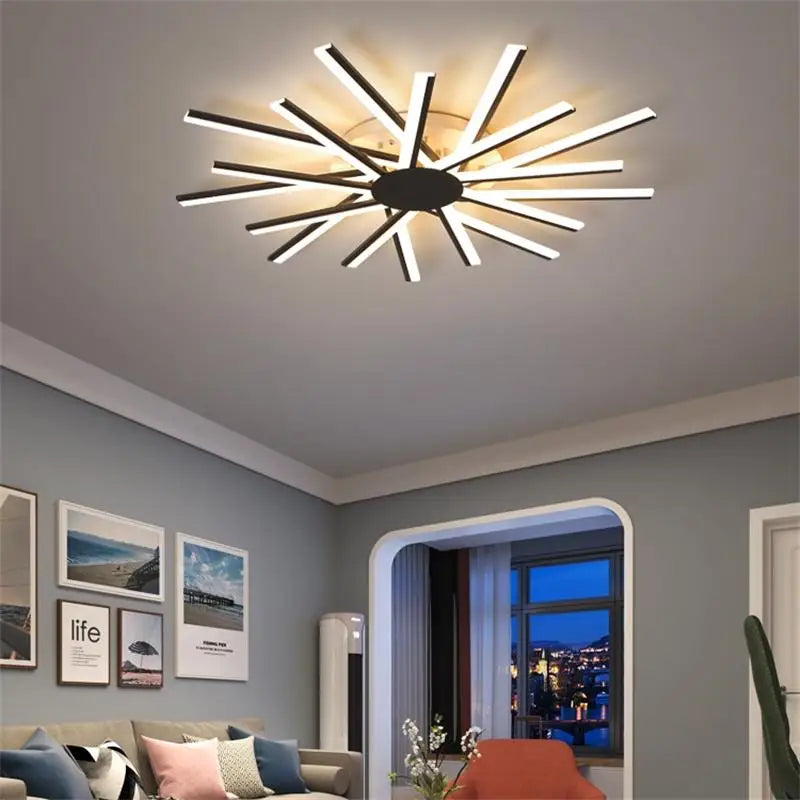Acrylic Chandelier – Modern for Bedroom & Bedside, Living Room | Alora Halo by Evenlyr