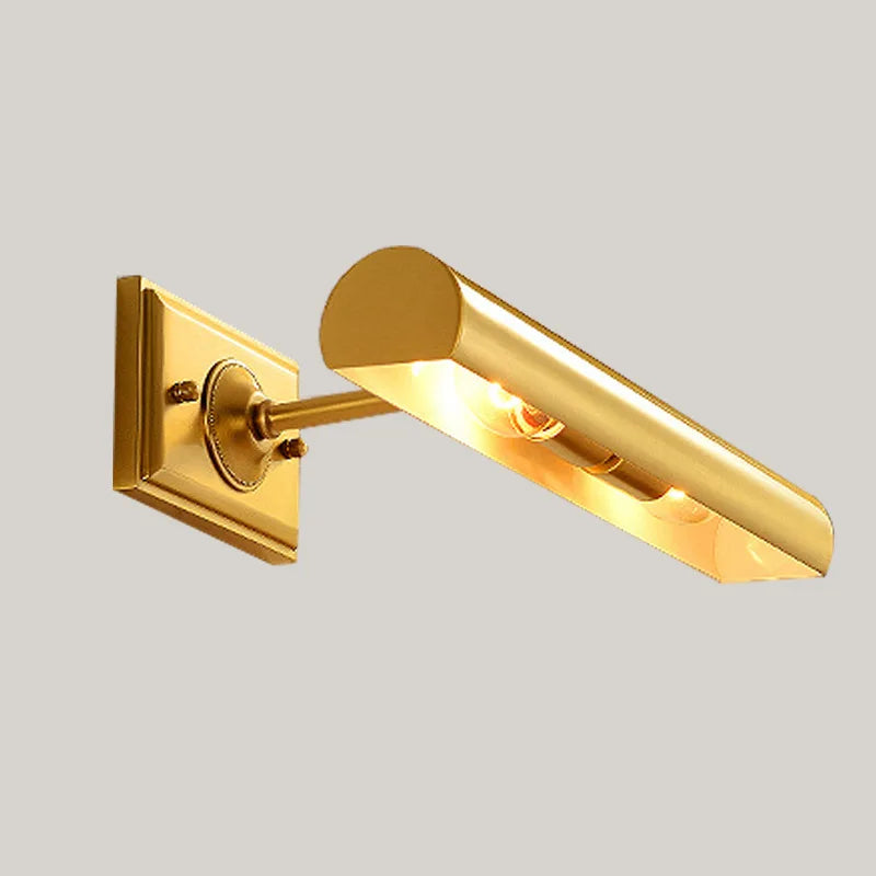 Brass Mirror Front Light Retro Bathroom Vanity Wall Light Painting Lamp Interior Decoration Lamp
