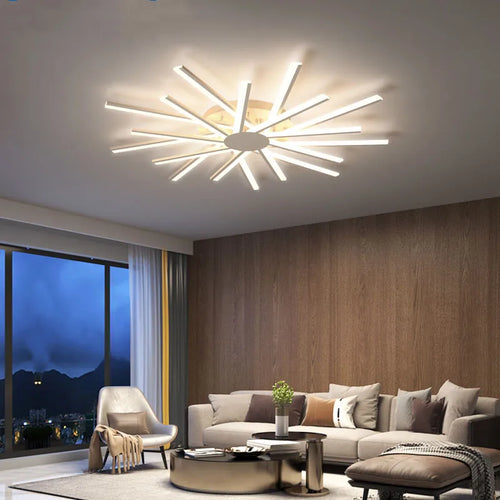 Acrylic Chandelier – Modern for Bedroom & Bedside, Living Room | Alora Halo by Evenlyr