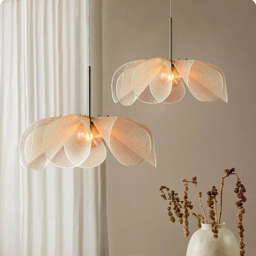 Amaris Arc Fabric Pendant Light – product view 2